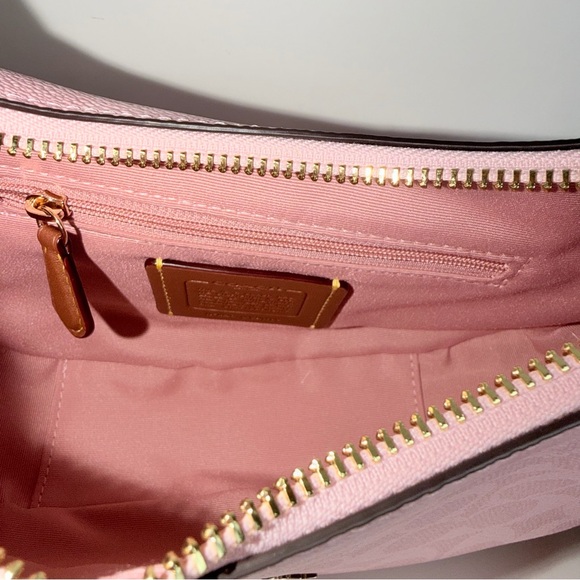 NWT Coach Emily Shoulder Bag In Signature Canvas With Charms - Picture 9 of 15